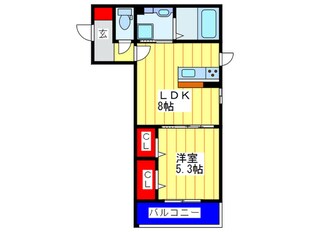 ＡＸＩＳ木田町の物件間取画像